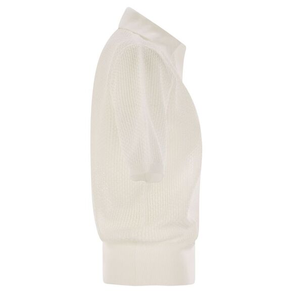 Fabiana Filippi Women Polo Shirt With Diamond Thread